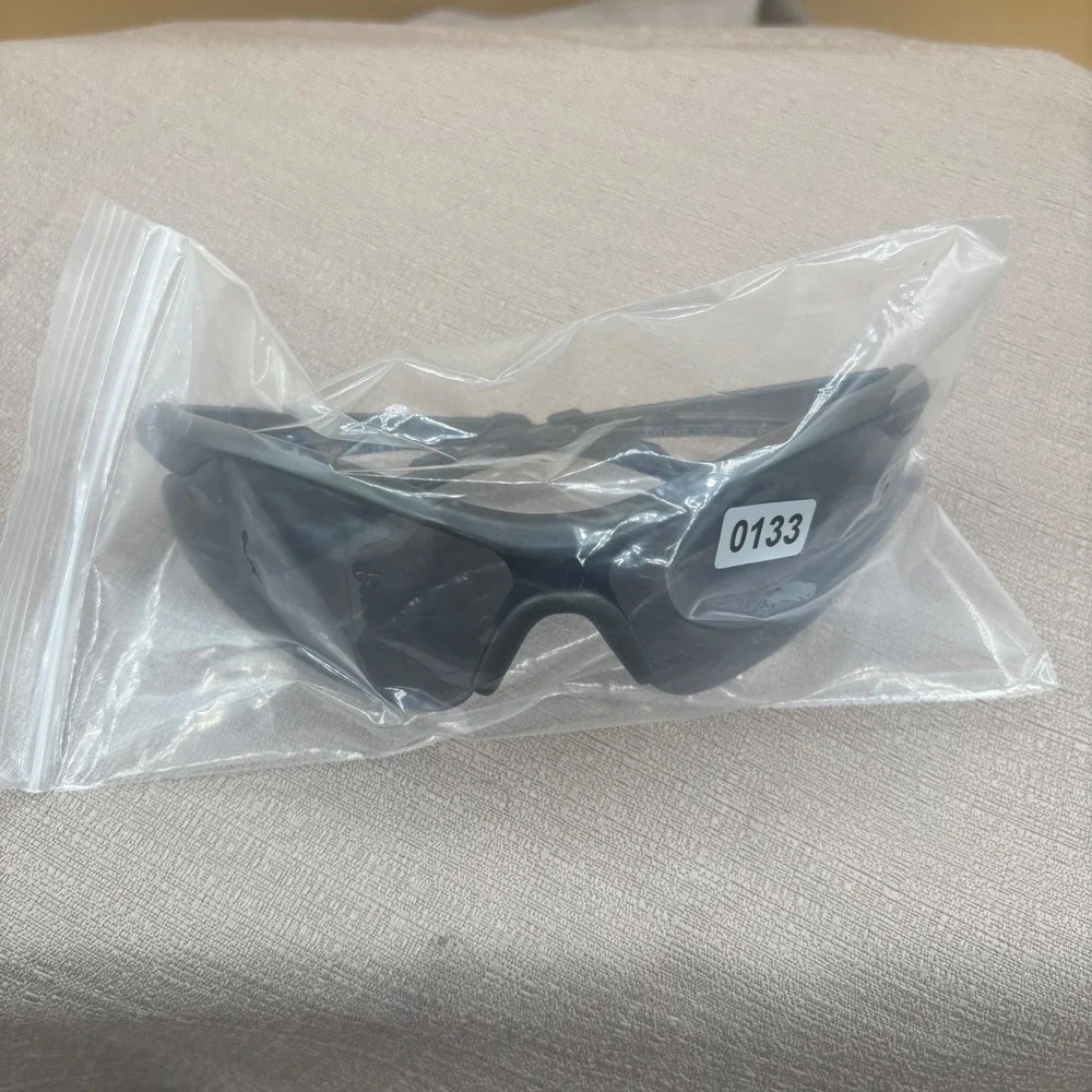 NASCAR Sunglasses Sport Wrap Around Mens OS Grey Excellent Cyber Y2K DG1212